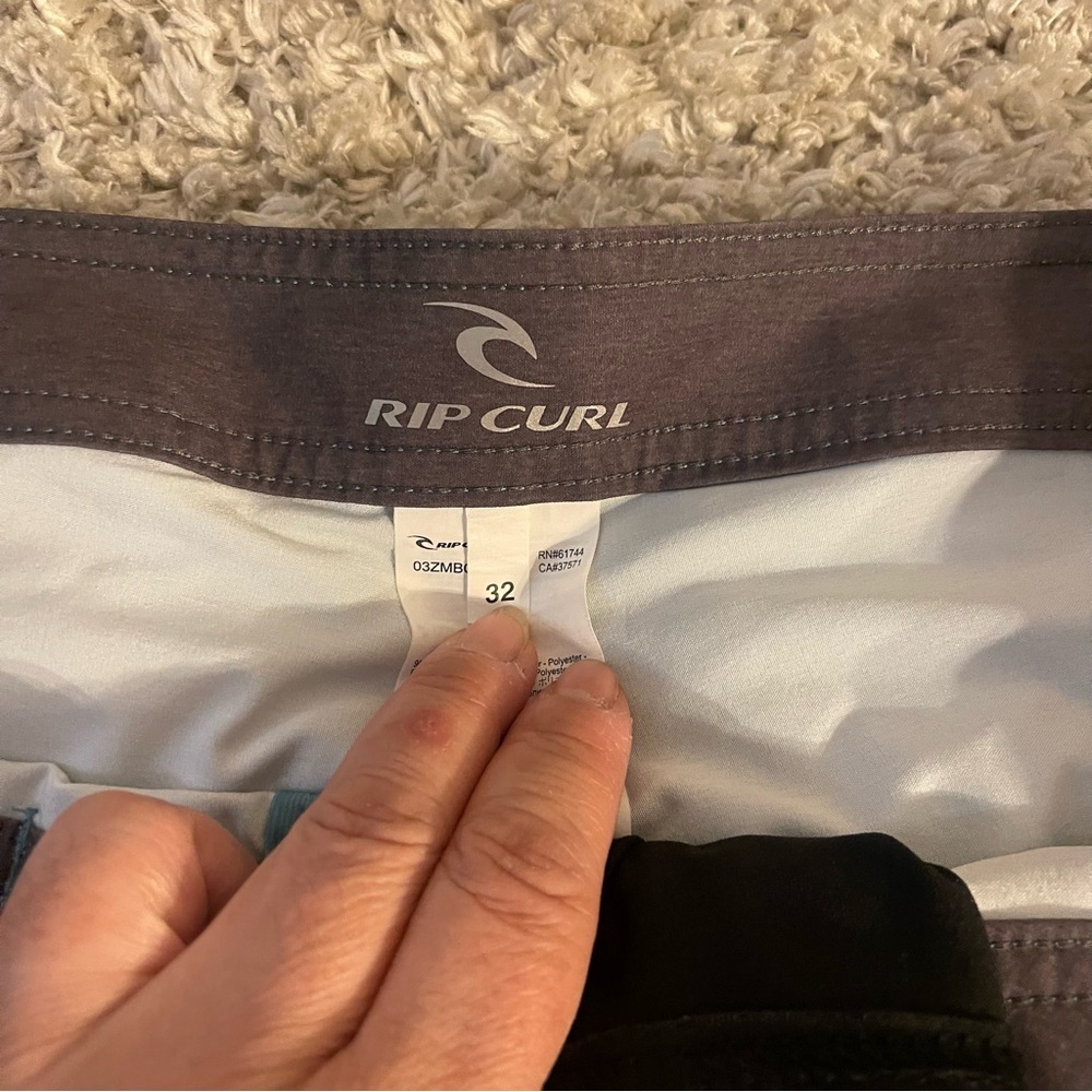 Rip Curl Men’s Boardshorts Size 32 Teal Sunset Stripe (New Without Tags) - Picture 3 of 7